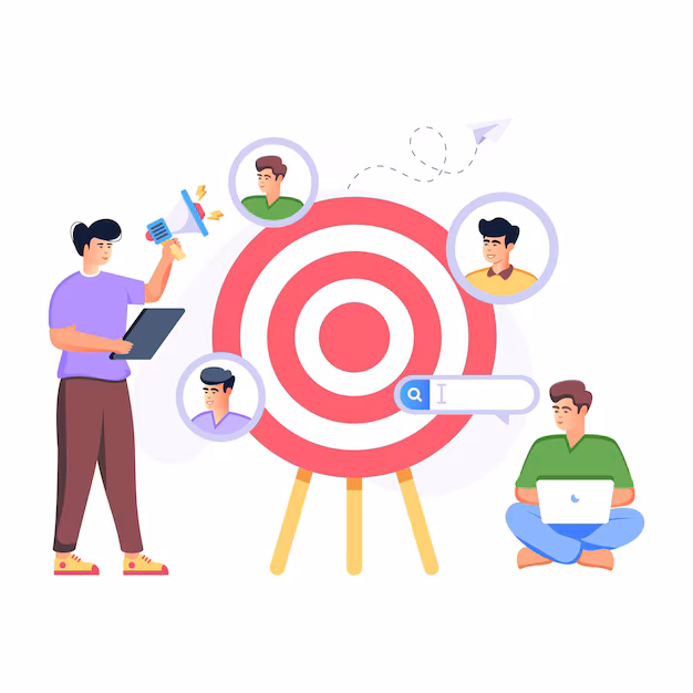 Services scalable flat illustration target customers 203633 8628